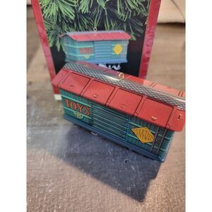 Hallmark 1997 Yuletide Central ornament Xmas Decor train